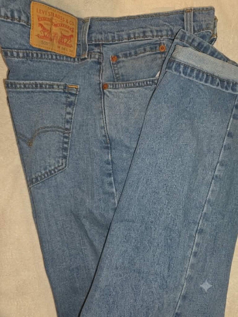 Levi's Light Blue Denim Relaxed Men’s Jeans